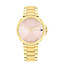 Tommy Hilfiger Tommy Hilfiger Horloge TH1782779 Lori Staal met Geelgouden Plating Quartz en Roze Wijzerplaat 34mm