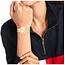 Tommy Hilfiger Tommy Hilfiger Horloge TH1782779 Lori Staal met Geelgouden Plating Quartz en Roze Wijzerplaat 34mm