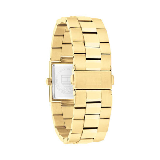 Tommy Hilfiger Tommy Hilfiger Horloge TH1782787 Ivy Staal met Geelgouden Plating Quartz 25mm