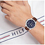 Tommy Hilfiger Tommy Hilfiger Horloge TH1792195 Jameson 43 mm Blauwe wijzerplaat met donkerbruine leren band