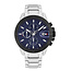 Tommy Hilfiger Tommy Hilfiger Horloge TH1792198 Jameson Staal Quartz met Blauwe Wijzerplaat 43mm