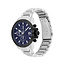 Tommy Hilfiger Tommy Hilfiger Horloge TH1792198 Jameson Staal Quartz met Blauwe Wijzerplaat 43mm