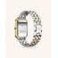 Rosefield Rosefield Horloge OWSSG-O48 The Octagon White Sunray Dial steel silver Gold Duotone