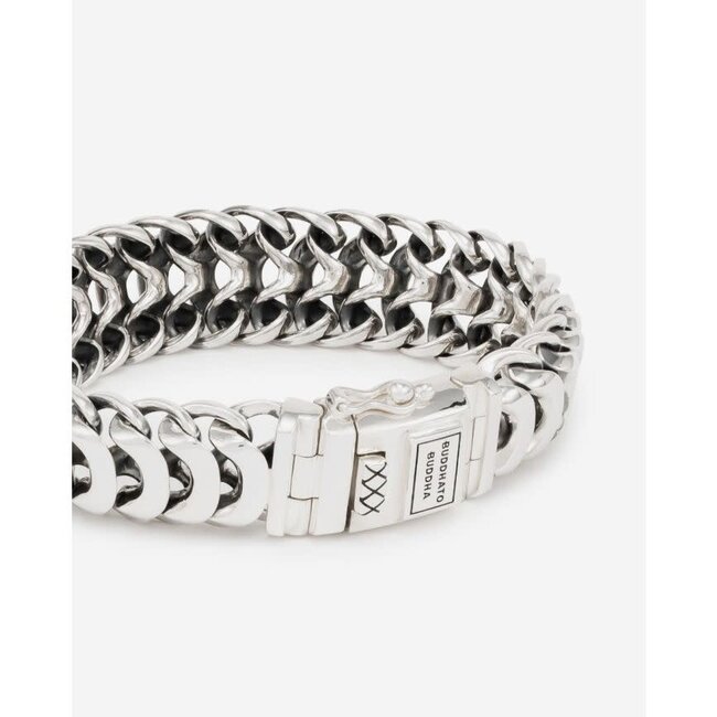 Buddha to Buddha Buddha to Buddha Armband 796 F Lars Zilver Maat F