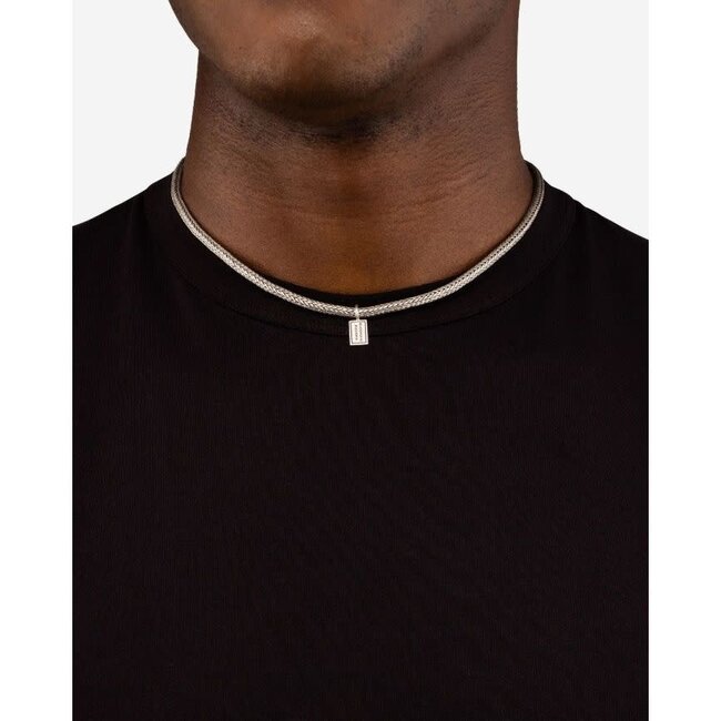 Buddha to Buddha Buddha to Buddha Collier 452 45 Ellen Mini Zilver Maat 45cm