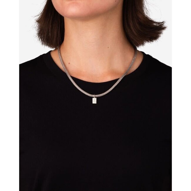 Buddha to Buddha Buddha to Buddha Collier 452 45 Ellen Mini Zilver Maat 45cm