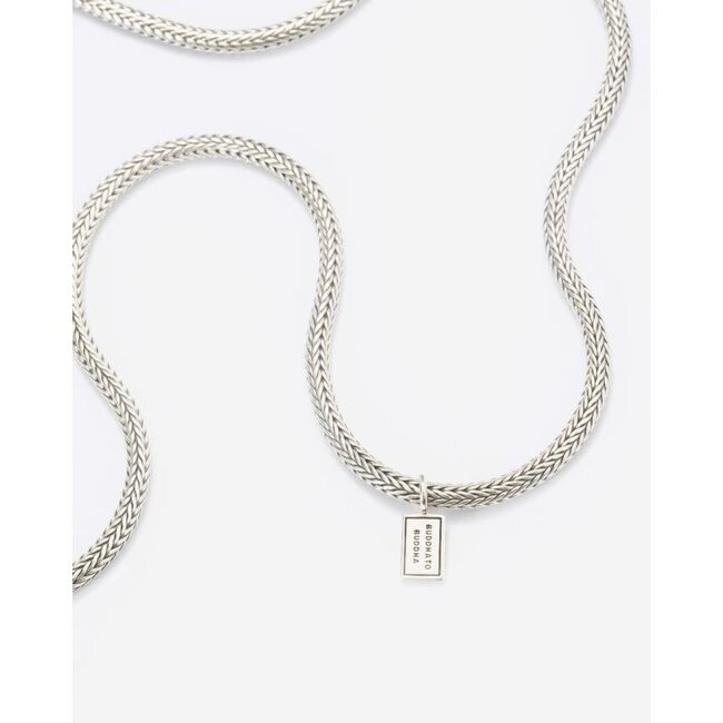 Buddha to Buddha Buddha to Buddha Collier 452 45 Ellen Mini Zilver Maat 45cm