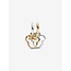 Pandora Pandora Bedel 763650C01 Zilver  14k Geelgoud Plating Mickey en Minnie Mouse