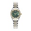 Jacques du Manoir Jacques du Manoir Horloge JWL02104 Inspiration Classic Staal Bi-color Quartz Swiss made Groene Wijzerplaat 26.5mm