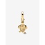 Pandora Pandora Bedel 763823C01 Zilver 14k Geelgoud Plating Schildpad met Groen