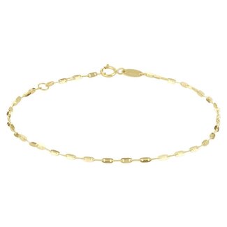 Blinckers Jewellery Huiscollectie BJ Enkelbandje 40.31296 14k Geelgoud Fantasie Schakel 1.5mm 24 - 26cm
