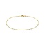 Blinckers Jewellery Huiscollectie BJ Enkelbandjes 40.31294 14k Geelgoud Fantasie Schakel 2mm 24 -26cm