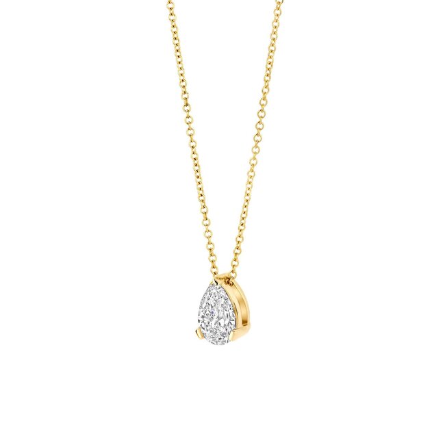 Blush Blush Collier LG3012Y 14k Geelgoud met 0,50crt H SI Peer Lab Grown Diamant 42cm