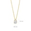Blush Blush Collier LG3012Y 14k Geelgoud met 0,50crt H SI Peer Lab Grown Diamant 42cm
