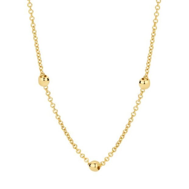 Blush Blush Collier 3145YGO 14k Geelgoud met Bolletjes 42cm