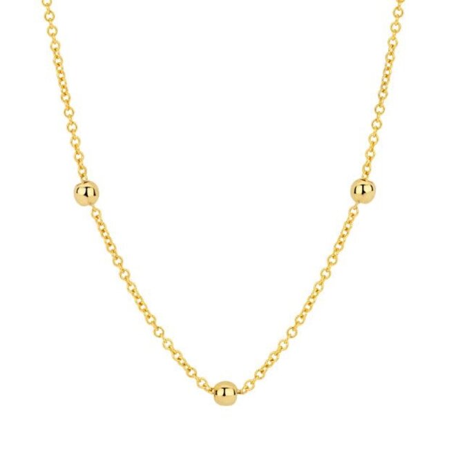 Blush Blush Collier 3145YGO 14k Geelgoud met bolletjes 42cm
