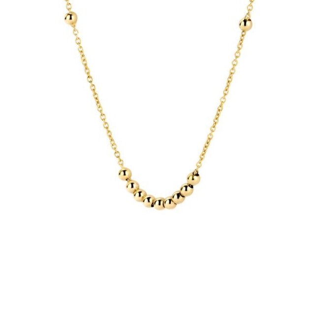 Blush Blush Collier 3182YGO 14k Geelgoud met Bolletjes 42cm