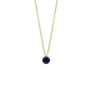 Blush Blush Collier 3200YBS September 14K Geelgoud met Blauwe Saffier 3.7mm 42cm