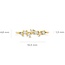 Blush Blush Ring 1267YZI/54 14k Geelgoud met Zirkonia Maat 54