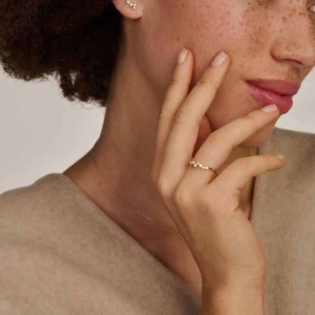 Blush Blush Ring 1267YZI/54 14k Geelgoud met Zirkonia Maat 54