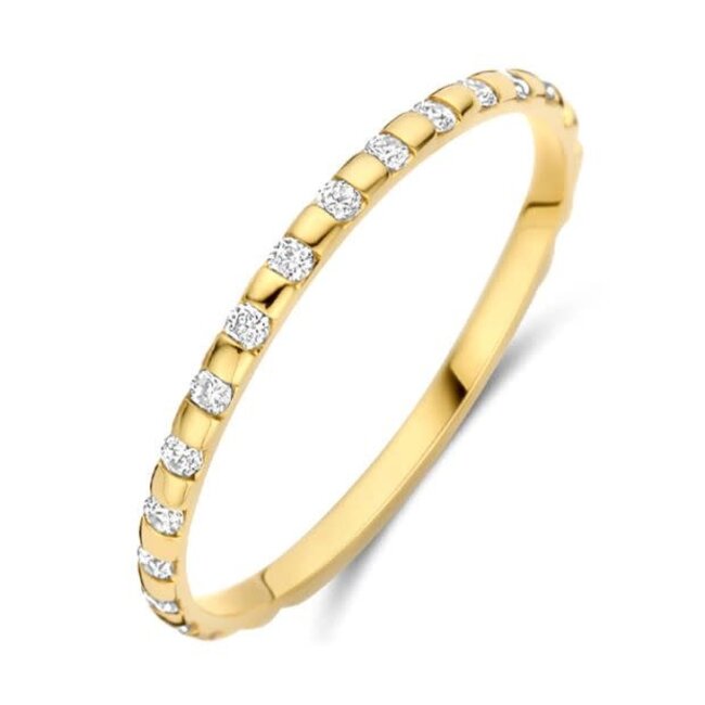 Blush Blush Ring 1268YZI/54 14k Geelgoud met Zirkonia Maat 54