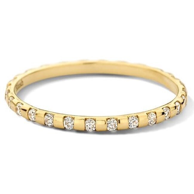 Blush Blush Ring 1268YZI/54 14k Geelgoud met Zirkonia Maat 54