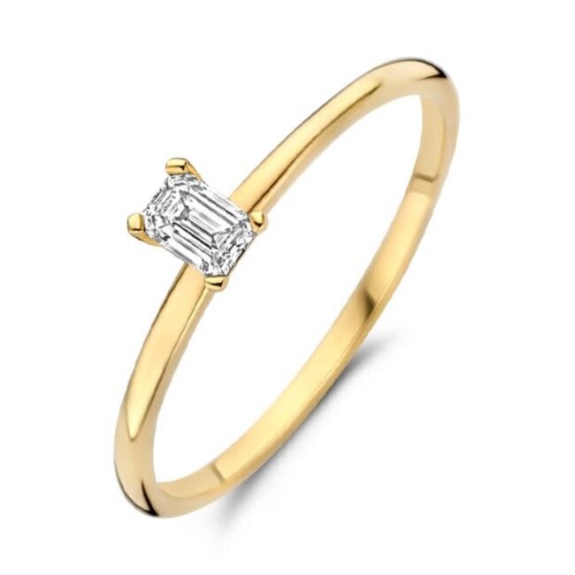Blush Blush Ring LG1029Y/54 14k Geelgoud met 0,20crt G VS 1 Lab Grown Diamant Maat 54