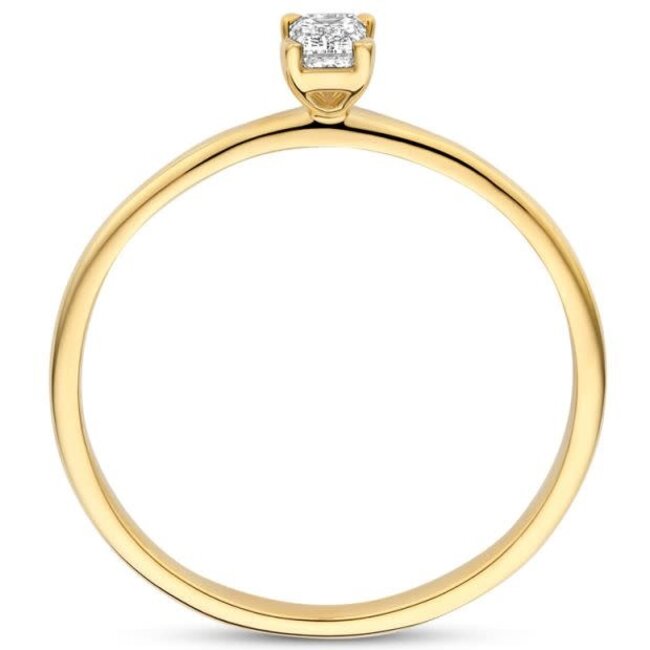 Blush Blush Ring LG1029Y/54 14k Geelgoud met 0,20crt G VS 1 Lab Grown Diamant Maat 54