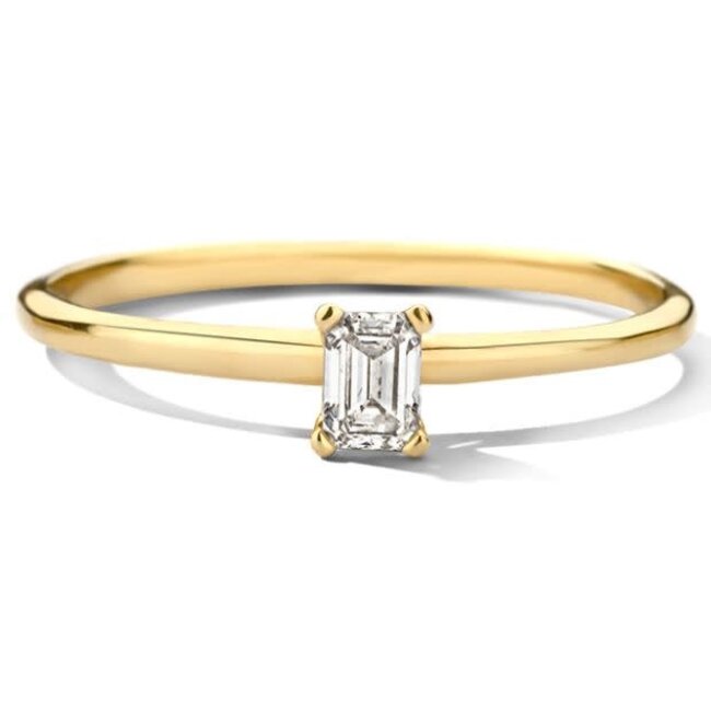 Blush Blush Ring LG1029Y/54 14k Geelgoud met 0,20crt G VS 1 Lab Grown Diamant Maat 54