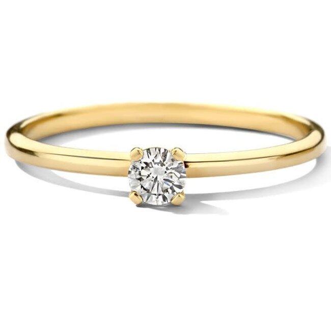 Blush Blush Ring LG1027Y/54 14k Geelgoud met 0,15crt G VS 1 Lab Grown Diamant Maat 54