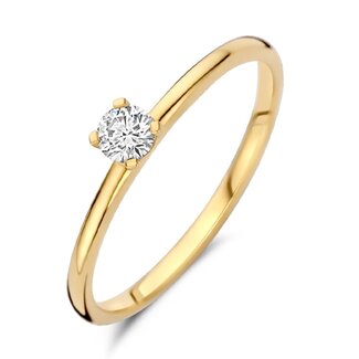 Blush Blush Ring LG1027Y/54 14k Geelgoud met 0,15crt G VS 1 Lab Grown Diamant Maat 54