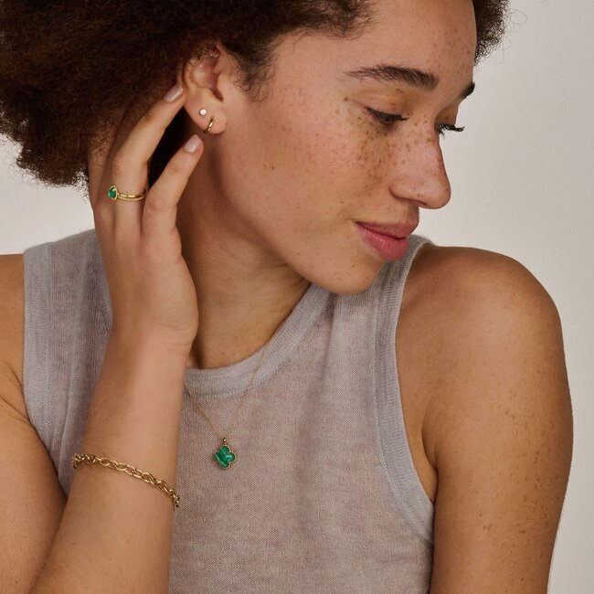 Blush Blush Armband 2255YGO 14k Geelgoud Schakel 18cm