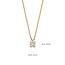 Blush Blush Collier LG3014Y 14k Geelgoud met 0,15crt G VS 1 Lab Grown Diamant