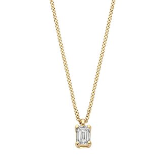 Blush Blush Collier LG3016Y 14k Geelgoud met 0,20crt G VS 1 Lab Grown Diamant
