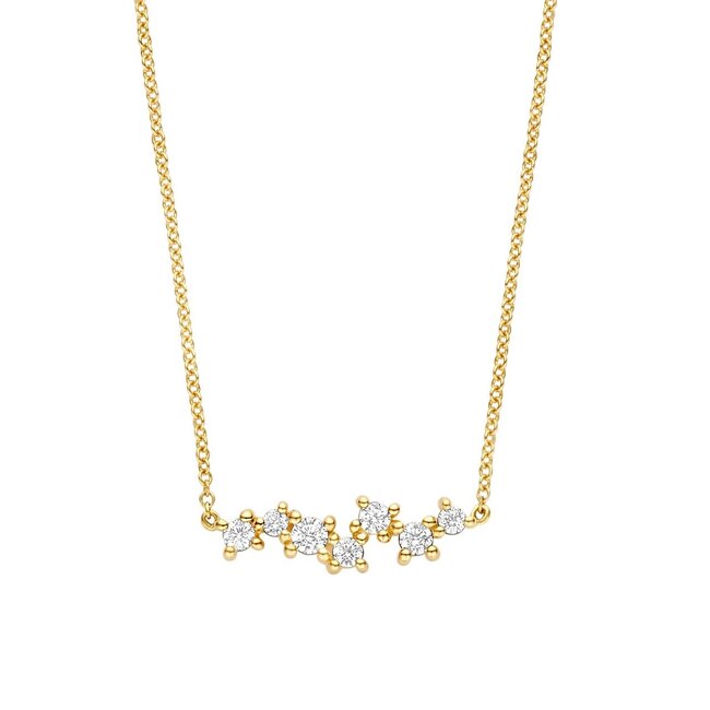 Blush Blush Collier 3191YZI 14k Geelgoud met Zirkonia's