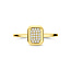 The House Of Blinckers THOB Ring 40.34700 54 14k Geelgoud met 0,10crt H SI Briljant geslepen Diamant Maat 54