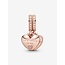 Pandora Pandora Bedel 782072EN23 Zilver 14k Rose Plating Moeder Dochter Deelbaar