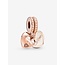 Pandora Pandora Bedel 782072EN23 Zilver 14k Rose Plating Moeder Dochter Deelbaar