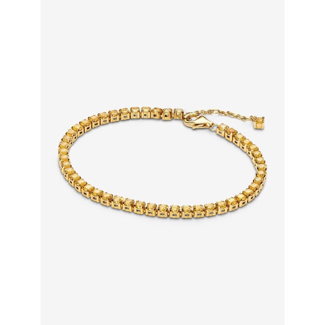 Pandora Pandora Armband 561469C03-18 Zilver 14k Geelgoud Plating met Geel Maat 18