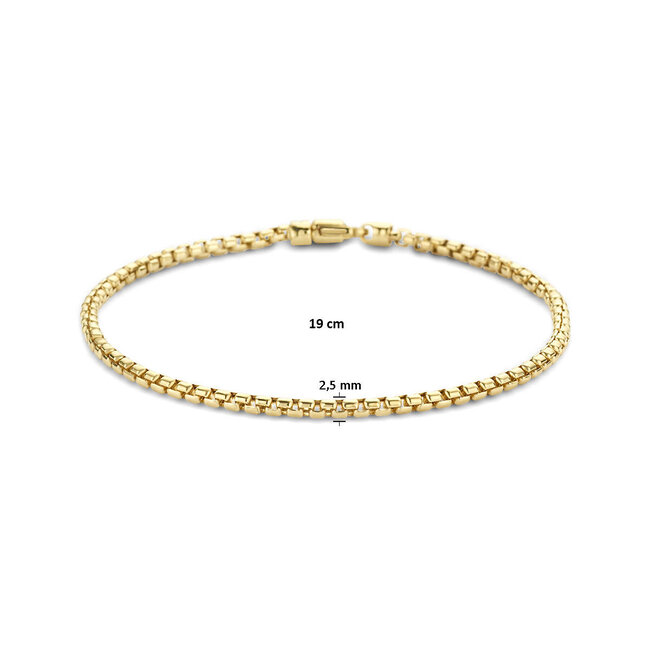 The House Of Blinckers THOB Armband 40.27310 20cm 14k Geelgoud Venetiaan Bol 2.5mm 20cm