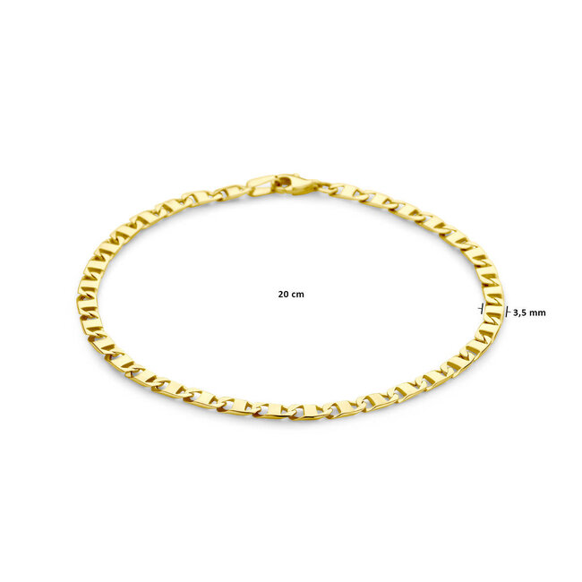 The House Of Blinckers THOB Armband 40.29718 21cm 14k Geelgoud 3.5mm 21cm