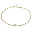 The House Of Blinckers THOB Armband 42.08457 14k Wit- Geelgoud Valkenoog 3.7mm 21cm