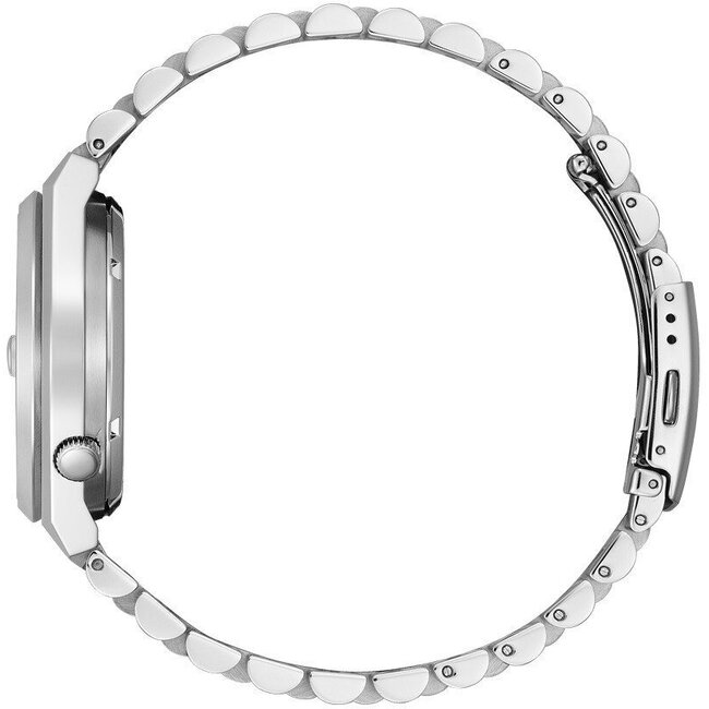 Citizen Citizen Horloge NJ0150-81E Tsuyosa Staal Automaat met Zwarte Wijzerplaat 40mm