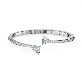 Swarovski Swarovski Armand 5518814 Attract Soul Bangle Heart Zilverkleur Maat Medium