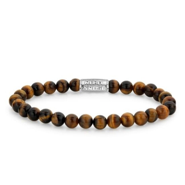 Rebel & Rose Rebel & Rose Armband RR-60014-S-M Tiger Lily 6mm Maat M