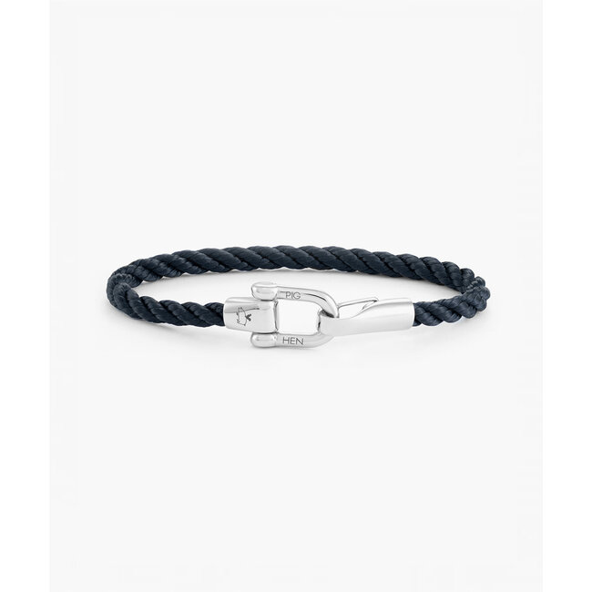 Pig & Hen Pig & Hen Armband P55-163000-M Lobster Larry Staal Navy Blue Maat M 18cm