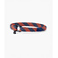 Pig & Hen Pig & Hen Armband P19282394-ML Vicious Vik Staal met Zwarte Coating Radiant Orage Black Maat M/L 19cm