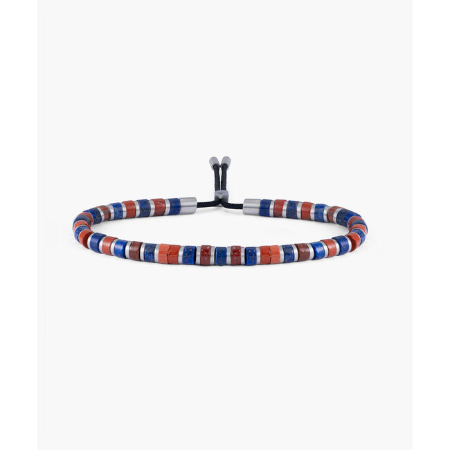 Pig & Hen Pig & Hen Armband P48-163402-M Brontide 4mm Adjustable Staal Kamakura Maat M 18 - 19cm
