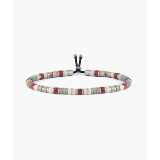 Pig & Hen Pig & Hen Armband P48-141742-M Brontide 4mm Adjustable Staal Hakone Maat M 18 - 19cm