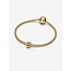 Pandora Pandora bedel 763948C00 Zilver met Geelgouden Plating Letter B